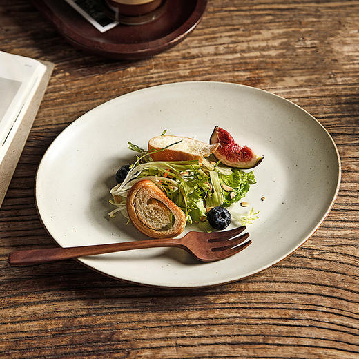 摩登主妇日式盘子家用菜盘2025新款高级感餐具椭圆形碟子点心餐盘 商品图0