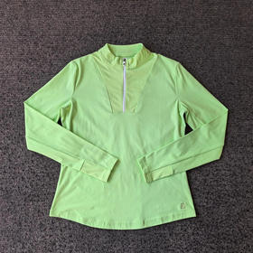正品FJ女款高尔夫长袖卫衣，外套，保暖衣，内里薄绒，只有绿色S M L各几件，欧码
