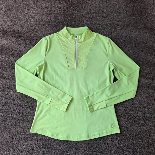 正品FJ女款高尔夫长袖卫衣，外套，保暖衣，内里薄绒，只有绿色S M L各几件，欧码 商品图0