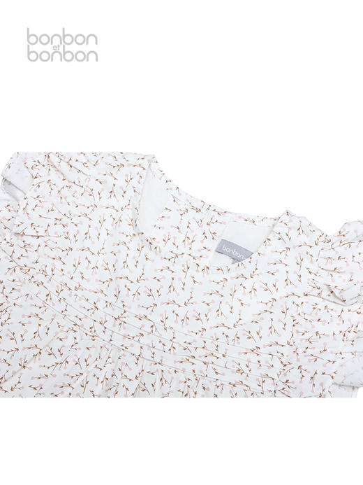 碎花双层荷叶边连衣裙 商品图4