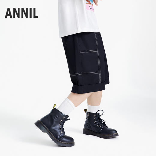 男童全腰梭织中裤夏季新款安奈儿童装实体店同款EB526131 商品图2