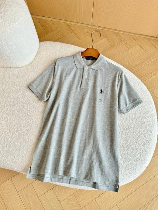 拉夫小马刺绣男士经典款修身版弹力翻领T恤Polo衫 商品图7