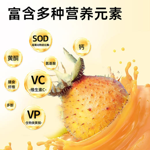 【真0添加】小刺头刺梨原汁30ml*7袋/盒VC爆棚鲜果纯榨取 商品图1