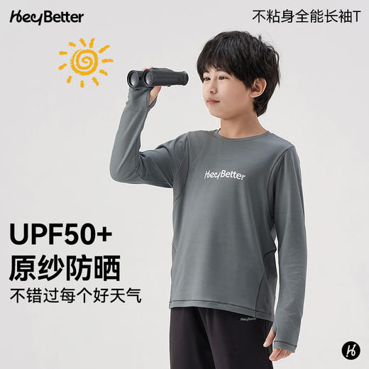 【HeyBetter】不沾身全能长袖T 吸湿速干，凉感防晒 商品图4