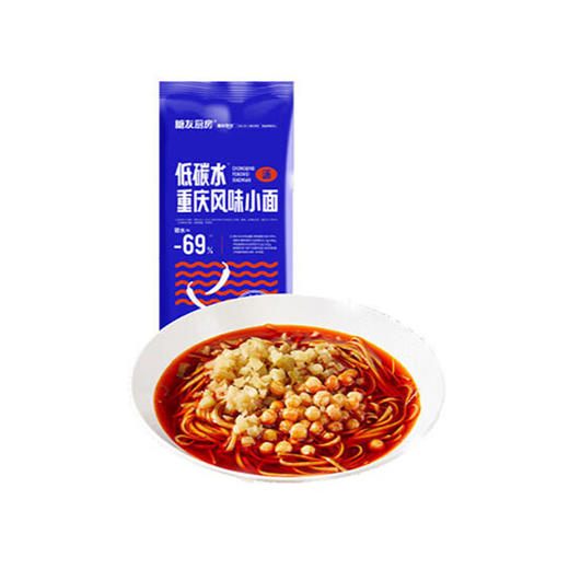 【分仓直发包邮】糖友厨房轻碳水重庆风味小面重庆小面105g*5袋 商品图4