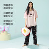 【超柔软莫代尔】自然醒「甜感氧气」莫代尔棉睡衣女夏季短袖长裤可爱可外穿家居服套装JLM 商品缩略图1