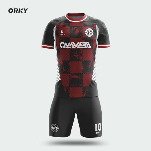 ORKY沃恺球衣足球服套装男定制成人运动比赛组队团购训练短袖队服 商品图6