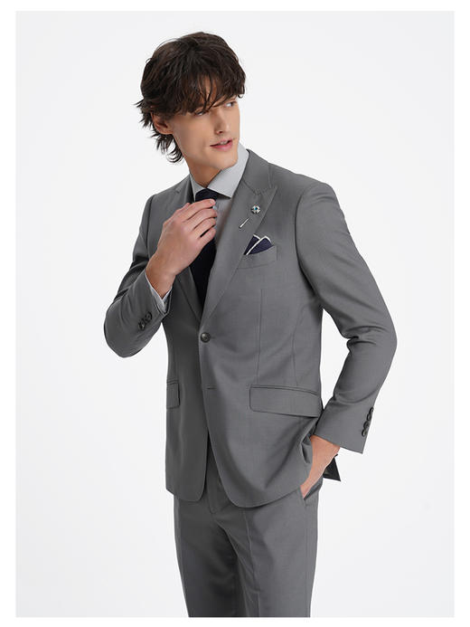 callisto高智系列海藻灰绵羊毛西服 商品图4