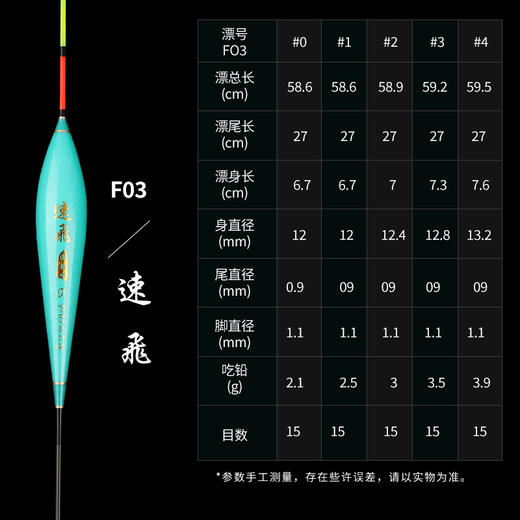 渔猎峰速飞浮漂 商品图3