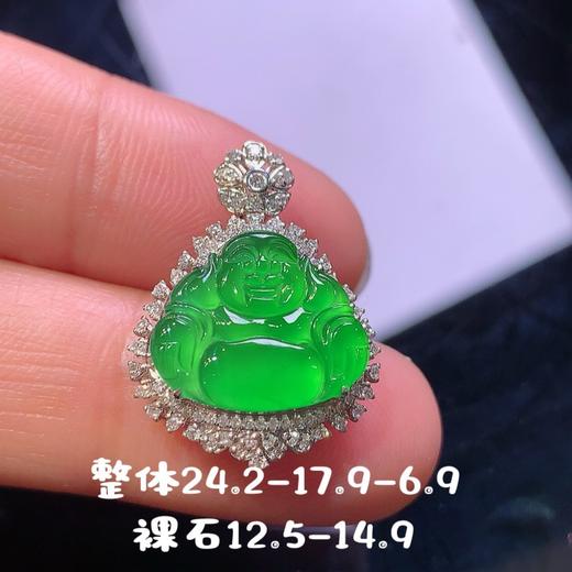 佛公翡翠吊坠 商品图0