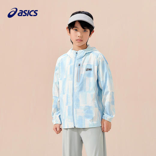 ASICS/亚瑟士童装25年夏季新款男童运动满印三防工艺轻潮梭织便服 商品图0