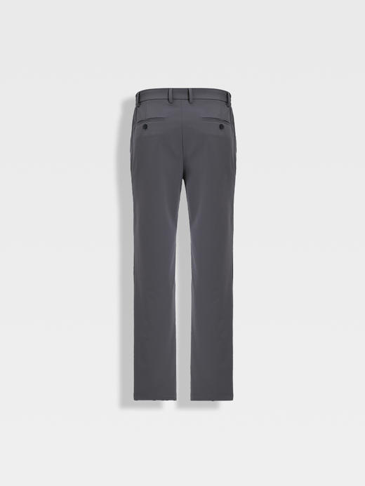 callisto水雾灰桑蚕丝混纺透气休闲裤 商品图1