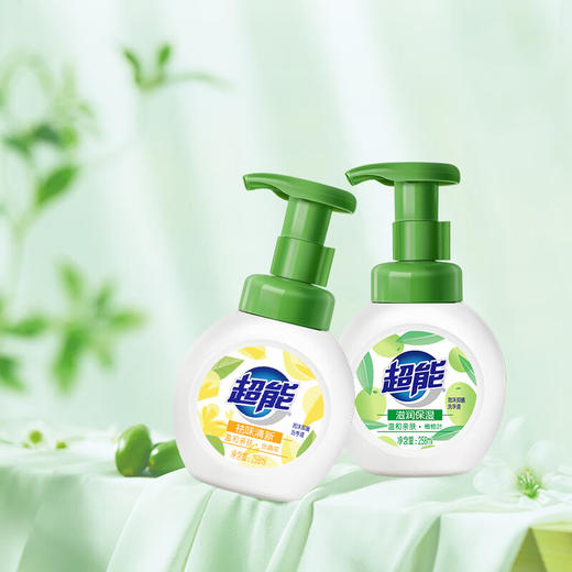 超能泡沫抑菌洗手液(滋润保湿)258ml*2瓶 商品图3