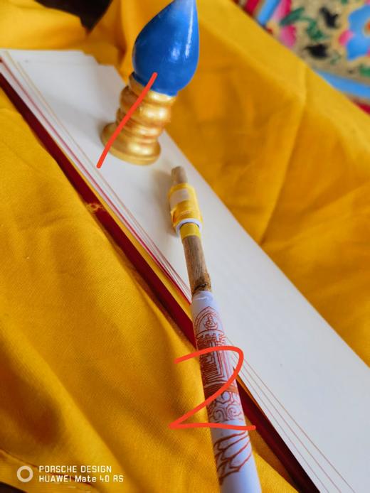 寺庙殊胜制作佛堂装饰胜利宝幢吉祥胜利幢高53cm,宽度15cm 商品图8