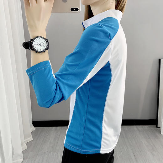 【69元单件！第二件半价】LUCKY DEER女款拼色速干长袖T恤户外透气登山服 商品图5