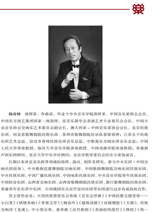 杨春林音乐作品集（一）民族室内乐创作作品 商品图1