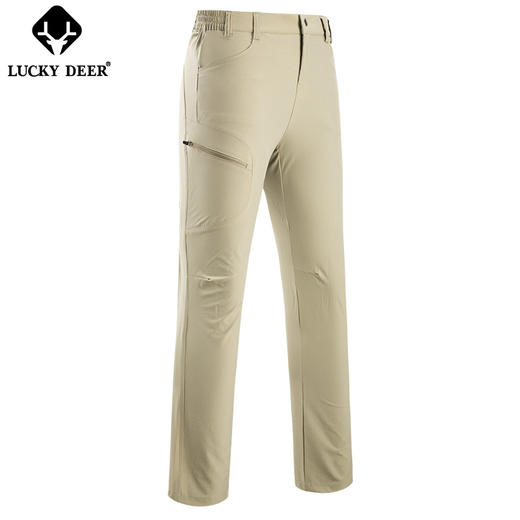 【99秒杀（2件再享95折）】LUCKY DEER情侣款轻薄透气速干运动长裤 商品图1