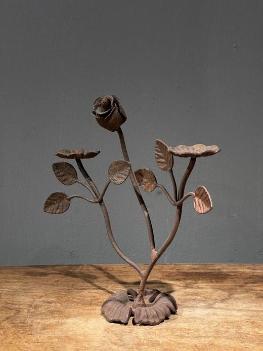 铸铁花卉形雕塑案头摆件，顺丰包邮 商品图12