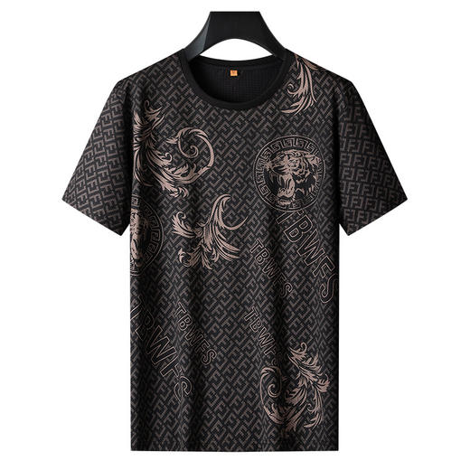 【DPS】大依优型大码短袖T恤冰丝凉感半袖男大码夏季薄款打底衫肥佬运动休闲 商品图5