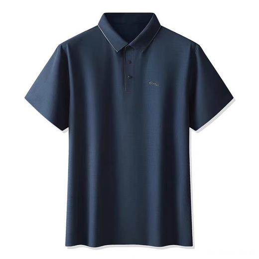 【冰丝无痕】【DDA】大依优型大码短袖POLO衫冰丝无痕翻领商务休闲透气半袖夏季上衣 商品图5