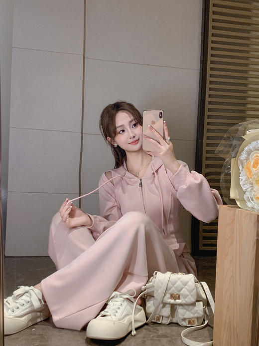 张心子【休闲氧吧】春款气质休闲风运动套装 U2502027 商品图12