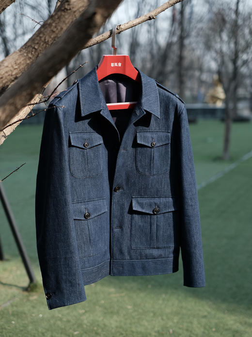 Albini EVERY WEAR 丹宁廓形夹克 商品图2