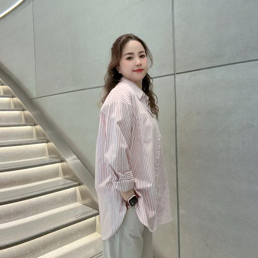 佐丹奴女装25年新款蔚蓝经典系列长袖棉衬衫05345002 商品图6