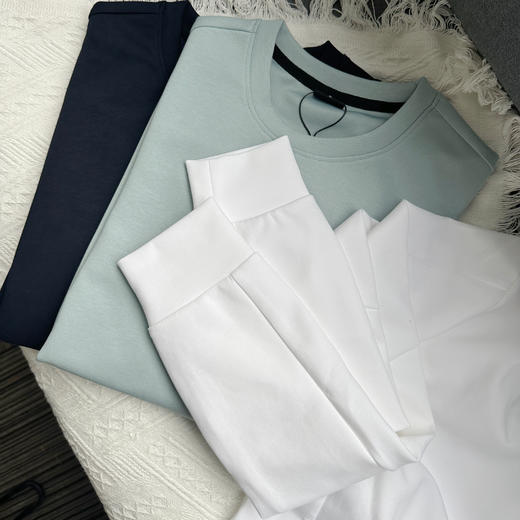 【 男款卫衣 秋季必备】~春秋季男士空气层太空棉卫衣  圆领拉链口袋超实用 告别穿搭烦恼 商品图4