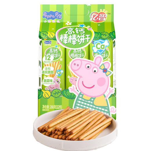 288g小猪佩奇棒棒饼干（蔬菜味） 商品图0