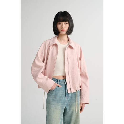 MAISON CECILE 三色/亚麻宽松立体感轻盈舒适夹克外套 商品图0