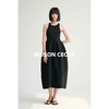 MAISON CECILE 黑色/奶白色重工chao耗时针织立体花苞连衣裙 商品缩略图3