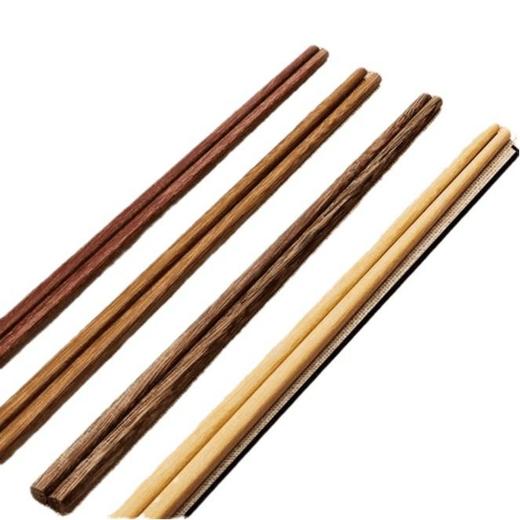 发霉原木筷红檀木变形不无蜡不鸡翅木筷子防滑筷子实木无漆耐高温 商品图4