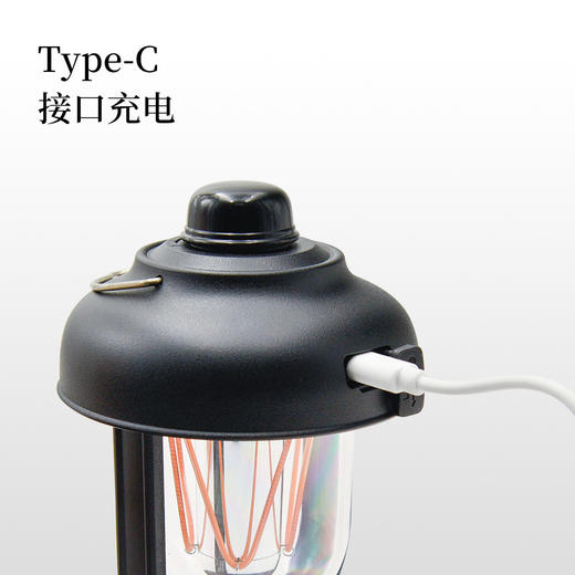 【户外露营气氛灯】防水照明多功能便携式可悬挂复古野营灯帐篷露营灯。ry 商品图3