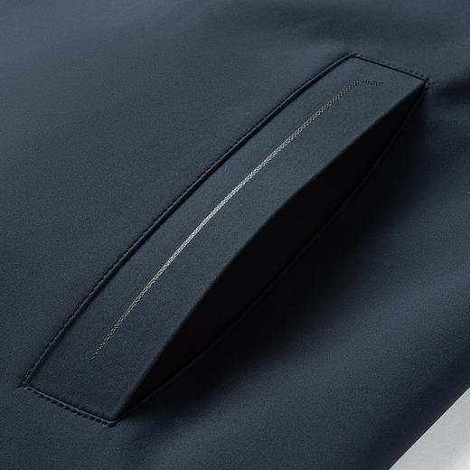 【垂感丝滑】罗蒙经典老干部夹克男士商务外套男士夹克爸爸装舒适男外套 商品图10