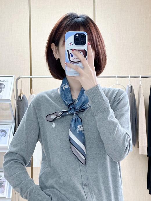 二店7y 高级感配饰，25年新款，马车家棉麻小方巾 商品图12