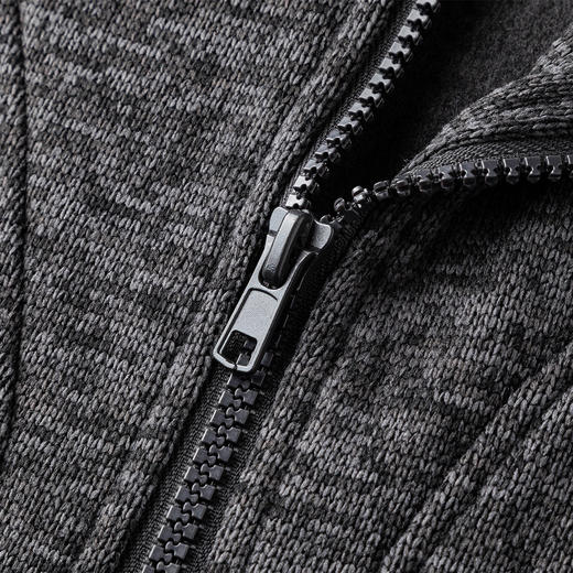 【半拉链立领】罗蒙男士外套膨体花纱外套男舒适百搭磨毛套头男拉链卫衣 商品图8