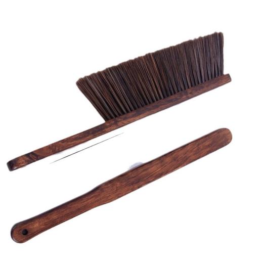 去除尘刷子床刷檀木笤帚刷乌金柄软毛除尘家用灰床扫床防静电刷 商品图4