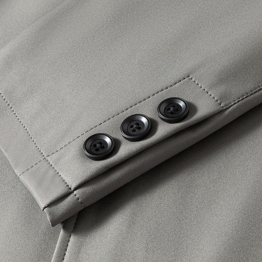 【经典中长款】罗蒙春秋装翻领老干部夹克外套男风衣男士外套夹克男 商品图12