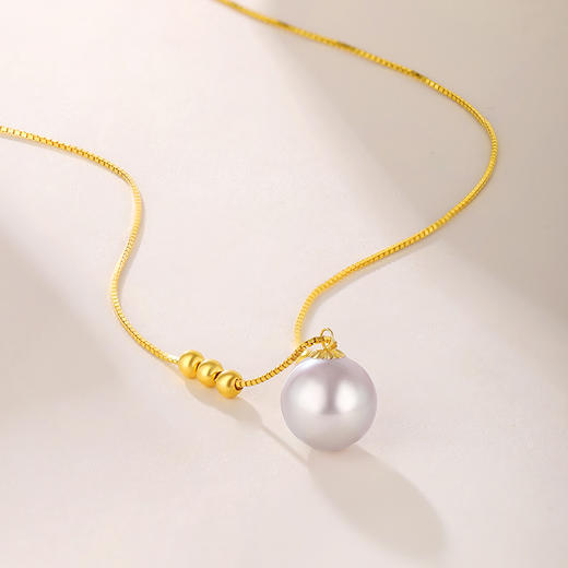 周六福【珍我】18k金珠珍珠挂坠 商品图4