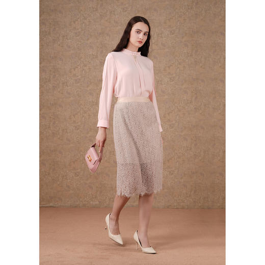 【两色可选】乔万尼衬衫新款女长袖洋气复古法式时髦衬衣ET3C636 商品图10