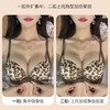 【双前扣小胸聚拢豹纹内衣】无钢圈收副乳 防下垂性感纯欲风文胸套装  商品缩略图1