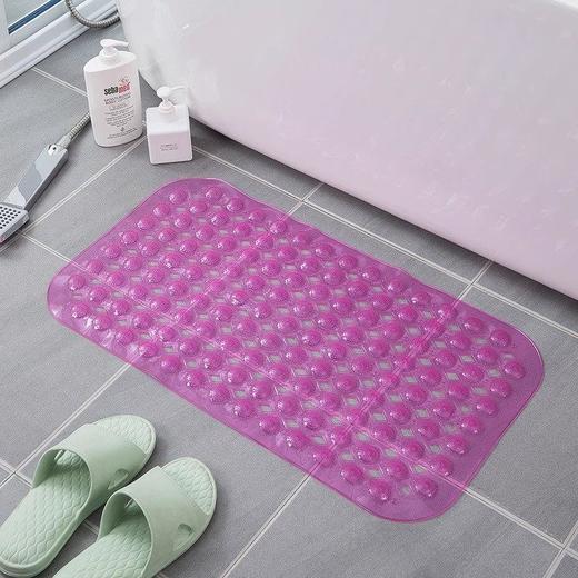 吸盘按摩浴室长方形卫浴淋浴垫子多功能家用地垫防滑垫垫洗澡脚垫 商品图1