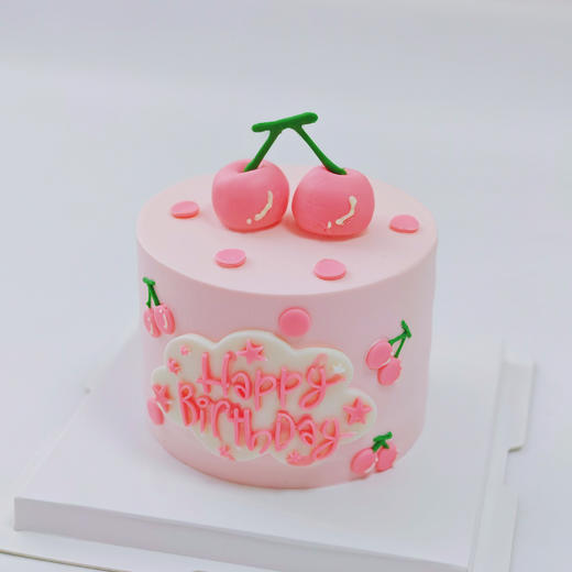 粉樱桃奶油蛋糕 | 糕匠 商品图2