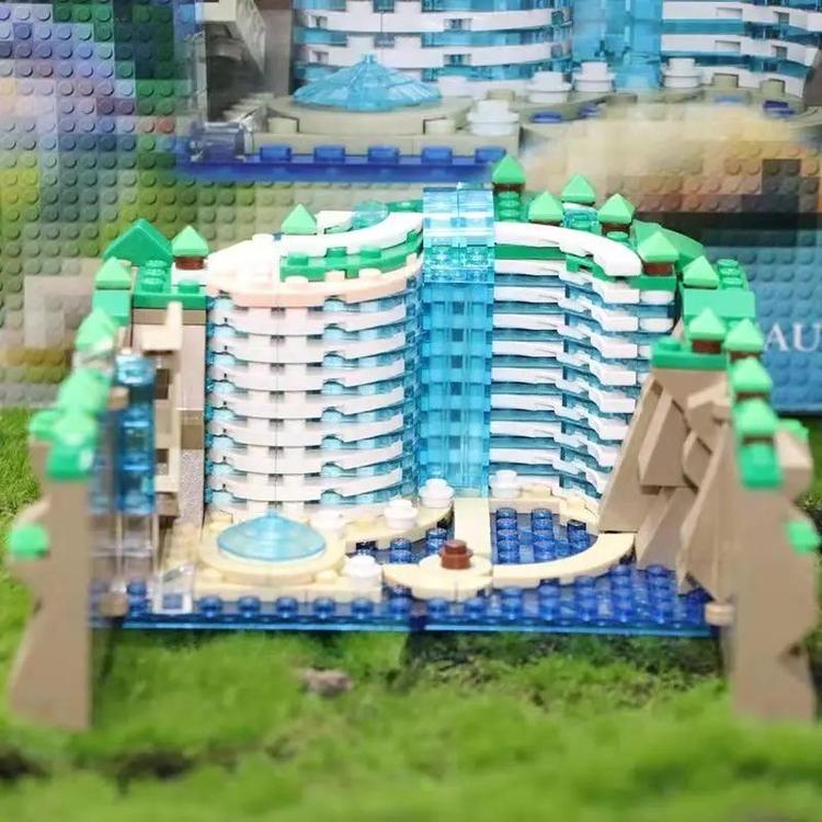 【深坑酒店】LOZ深坑造型微颗粒积木