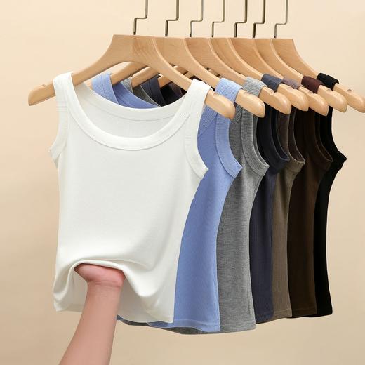 【39.9元2件】螺纹美背背心 夏季内搭可外穿遮副乳高弹力吊带背心 商品图4