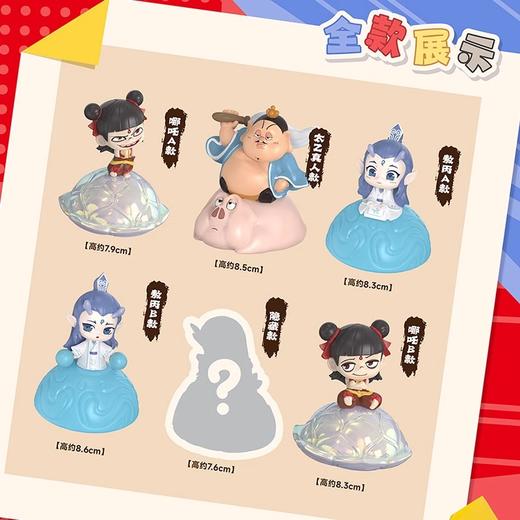 哪吒之魔童闹海 糖果玩具盒 6只/盒 盲盒 商品图0