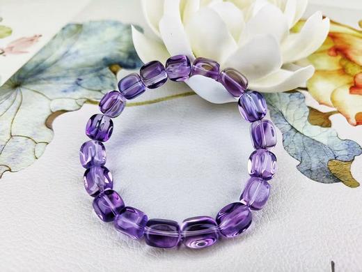 天然紫水晶单圈手串 商品图1