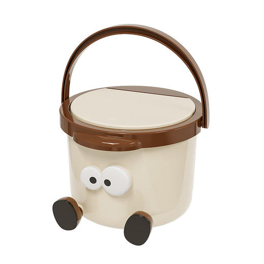 创意卡通家用卧室开盖客厅纸篓垃圾桶大容量宿舍按压桌面可爱手提 商品图4