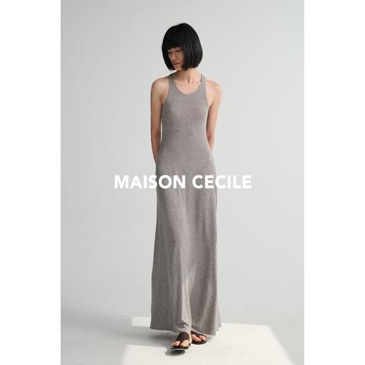 MAISON CECILE 两色/天丝羊毛one piece日常极简梨形可穿连衣裙 商品图1