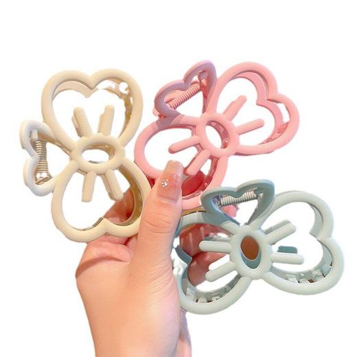 鲨鱼后脑勺甜美蝴蝶结盘发抓夹发卡可爱发夹发小女孩夹碎不伤儿童 商品图4